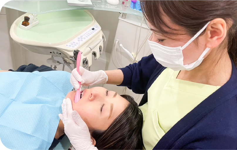 スタッフとお子様の様子