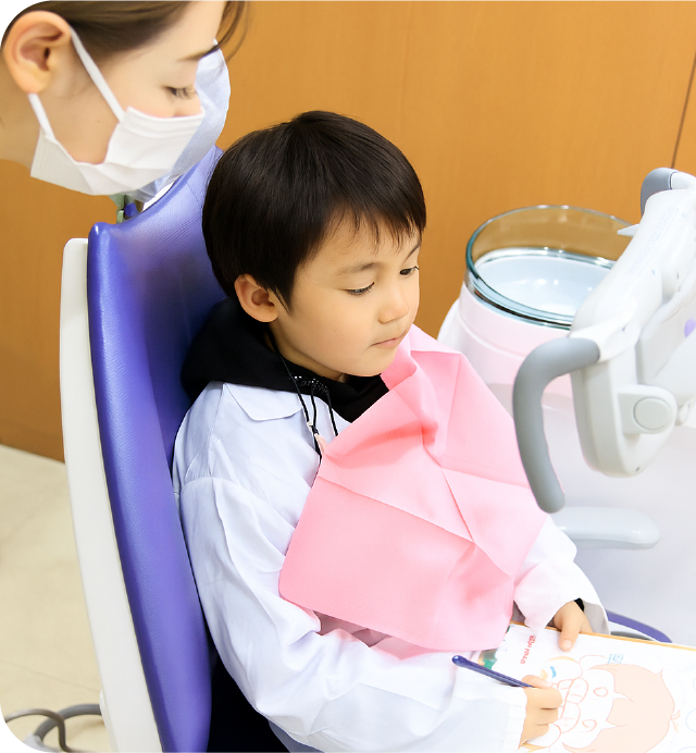 スタッフとお子様の様子